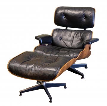 Charles & Ray Eames Lounge Chair with Ottoman